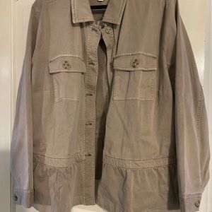 JJill peplum fall jacket.